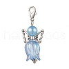 6Pcs Acrylic Angel Tulip Pendant Decorations HJEW-JM02565-4