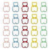 30Pcs 5 Colors Spray Painted Alloy Pendents FIND-LS0001-54-2