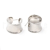 Brass Twist Column Stud Earrings EJEW-P213-09P-2
