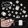 AHADERMAKER 80Pcs 8 Style Rectangle Octagon & Square Sew on Rhinestone RGLA-GA0001-10-3