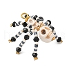Halloween Theme Dyed Synthetic Turquoise & Glass Seed Beads Pendants PALLOY-MZ00774-03-5