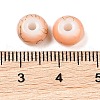 Opaque Spray Painted Glass Beads X1-GLAA-G118-01L-3