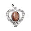 Synthetic Goldstone Pendants G-I322-04P-08-2