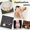 SUNNYCLUE 12Pcs 2 Colors Steel Adjustable Bangle Making AJEW-SC0002-97-5