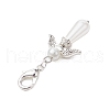 Angel Acrylic Imitation Pearl Pendant Decorations HJEW-JM02319-4