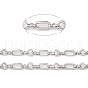Tarnish Resistant 304 Stainless Steel Ring and Oval Link Chains CHS-E023-04P-2