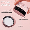 CRASPIRE 8Pcs Transparent Plastic Empty Portable Facial Cream Jar CON-CP0001-015B-6