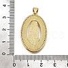 Brass Micro Pave Cubic Zirconia Shell Pendants KK-D328-24G-B-3