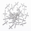 201 Stainless Steel Tiny Cross Charms X-STAS-L197-36P-1