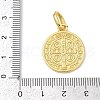Brass Micro Pave Cubic Zirconia Pendants KK-A241-04G-3
