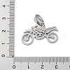 201 Stainless Steel Pendants STAS-Q342-25P-3