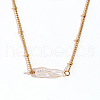 Nuggets Natural freshwater Pearls Pendant Necklaces VQ6505-1-1