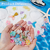 SUPERFINDINGS 35Pcs 35 Styles Translucent Resin Sea Animal Decoden Cabochons RESI-FH0001-63-3