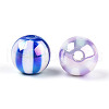 UV Plating Opaque Acrylic Beads OACR-T028-16mm-65-2