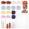   Needle Felting Wool Roving AJEW-PH0011-68-1