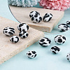 20Pcs 2 Colors Silicone Beads SIL-TA0001-07A-15