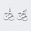 Eco-Friendly 316 Surgical Stainless Steel Micro Pave Cubic Zirconia Charms RB-I078-69P-NR-1
