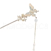 Alloy Enamel Hair Sticks for Women Girl PW-WG49782-01-5