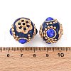 Handmade Resin Indonesia Beads IPDL-S054-008A-02KCG-3