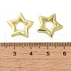 Brass Spring Gate Rings KK-B089-09G-3