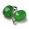 Dyed Natural White Jade Pendants G-Z067-03P-02-3
