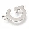 201 Stainless Steel Charms STAS-C021-06P-G-3
