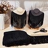 10 Yards Polyester Tassel Lace Ribbons OCOR-WH0045-23B-02-5