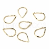 Brass Linking Rings KK-F831-017C-G-RS-1