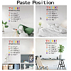 PVC Wall Stickers DIY-WH0228-019-3
