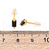 Cubic Zirconia Rectangle Stud Earrings FU7889-13-2