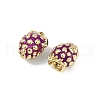 Brass Enamel Pendants KK-H072-18G-09-2