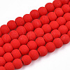 Opaque Glass Beads Strands X-GLAA-T032-P4mm-MD04-1