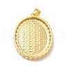 Brass Micro Pave Cubic Zirconia Pendants ZIRC-E006-03G-3