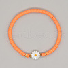 Bohemian Vacation Style Handmade Polymer Clay Heishi Beads Stretch Bracelets ZJ5032-9-1