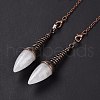 Natural Quartz Crystal Dowsing Pendulums G-L524-06R-07-2