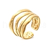 304 Stainless Steel Multi-layer Open Cuff Rings for Women STAS-Z108-03G-05-4
