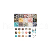  750Pcs 15 Styles Mixed  Gemstone Baeds G-NB0005-42D-7