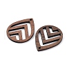 Walnut Wood Laser Cut Pendants WOOD-Q051-03J-2