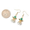 Angel Handmade Glass Seed Beads Dangle Earrings for Women EJEW-MZ00395-04-3