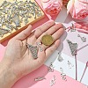 50Pcs 10 Styles Tibetan Style Zinc Alloy Pendants FIND-YW0005-12-5