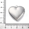 304 Stainless Steel Locket Pendants STAS-S171-13P-04-3