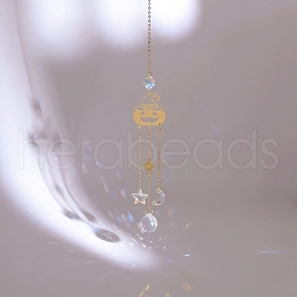 Teardrop Glass Suncatchers PW-WGBFFA3-03-1