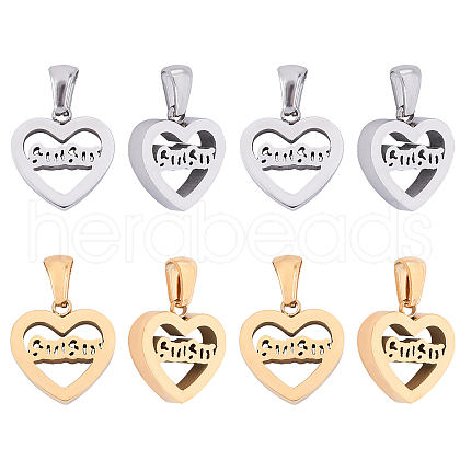 Unicraftale Mother's Day 304 Stainless Steel Charms STAS-UN0019-60-1