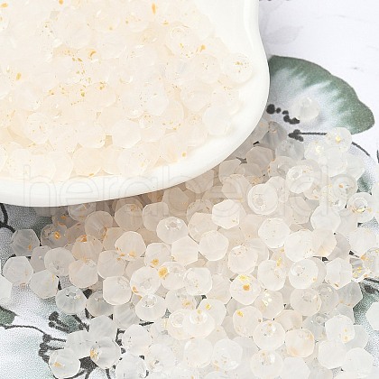 Frosted Glass Beads FGLA-D300-01L-1