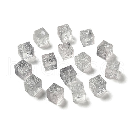 Transparent Glass Beads GLAA-D025-02G-1