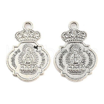 Tibetan Style Alloy Pendants TIBE-P001-32AS-1