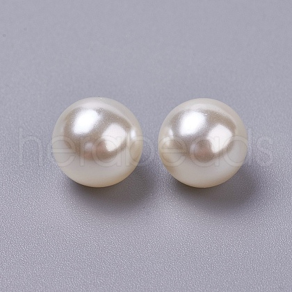 ABS Plastic Imitation Pearl Beads OACR-TAC0001-01I-1