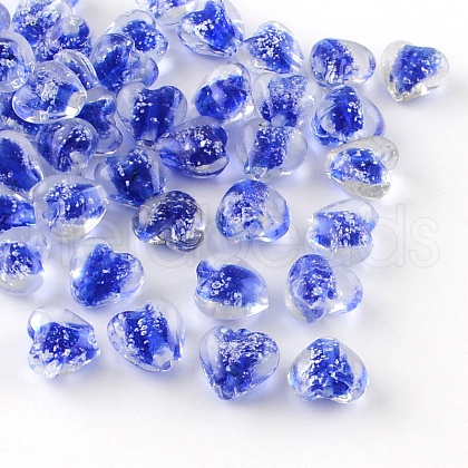 Handmade Luminous Lampwork Beads LAMP-R126-16mm-08-1