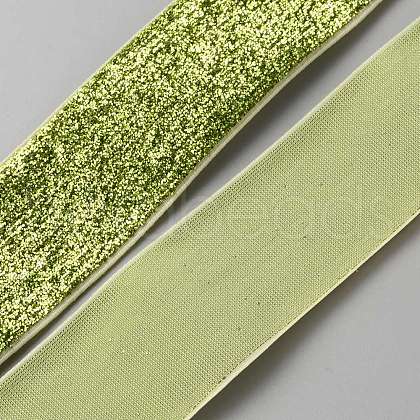 Sparkle Polyester Ribbon OCOR-WH0082-158B-02-1
