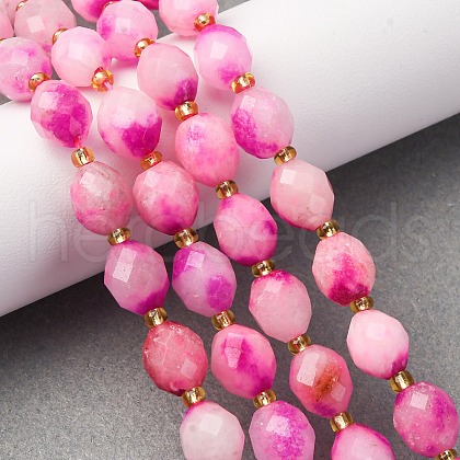 Natural White Jade Beads Strands G-D305-B01-01N-1